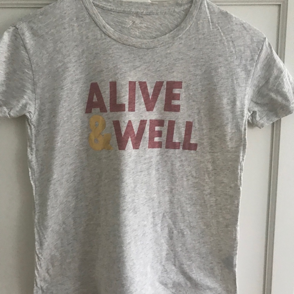 JCREW graphic tee XS
